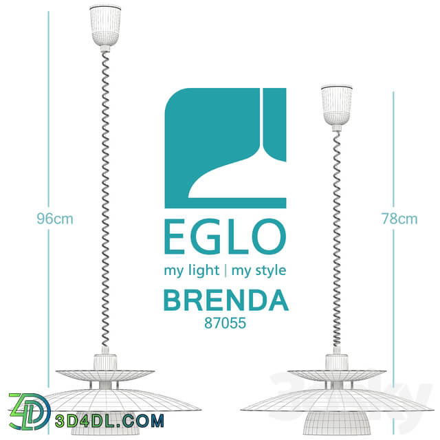 EGLO BRENDA Pendant light 3D Models