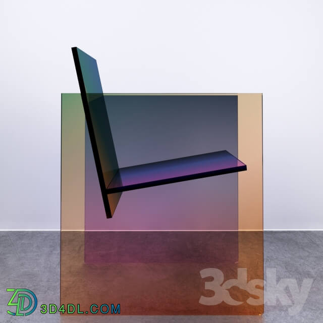 Ombr Glass Chair