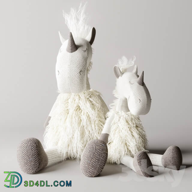 WOOLY plush unicorn