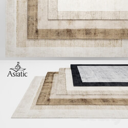 Asiatic Blade Border Rugs 