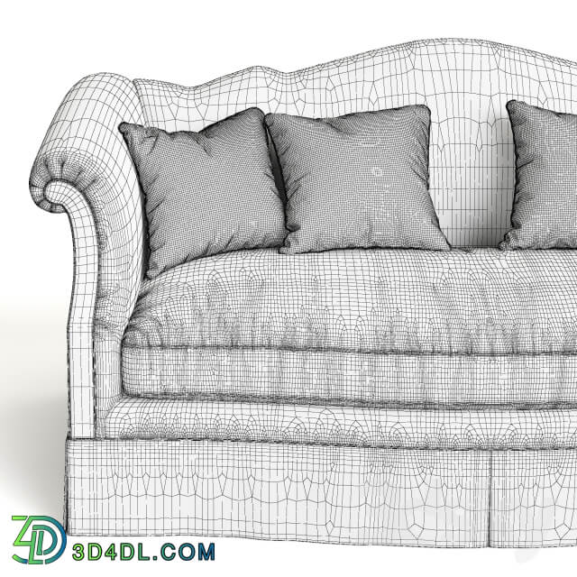 BAKER Camelback Sofa 6513 81