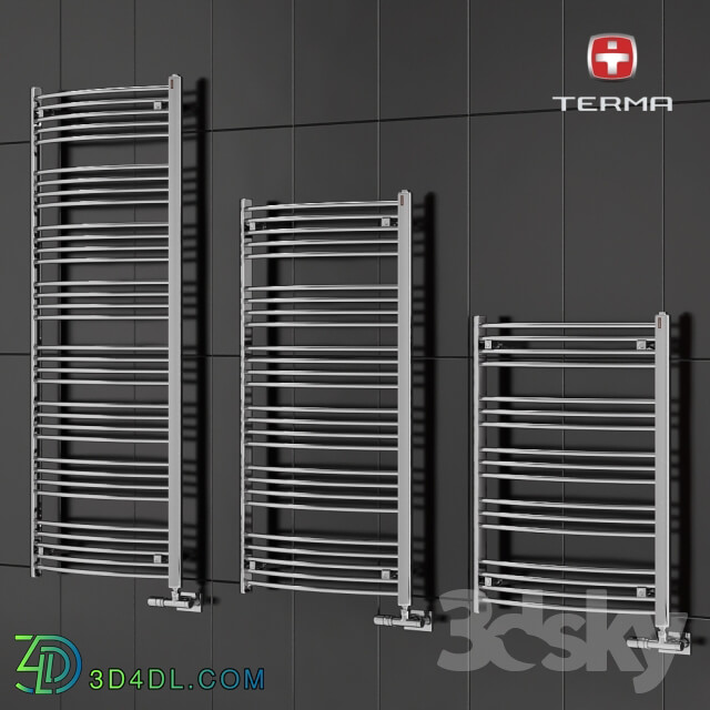 Range of towel rails Terma Domi