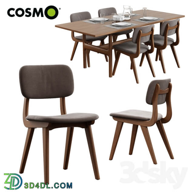 Table Chair Cosmo Trestle Table Civil Chair