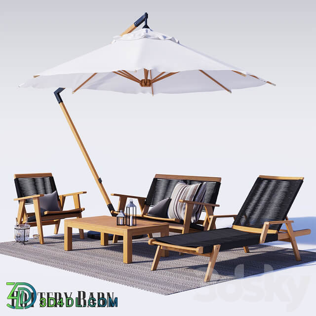 Outdoor furniture Palmer Rope 2 Other 3D Models