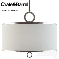 Crate and Barrel Axiom 24 Pendant Pendant light 3D Models 