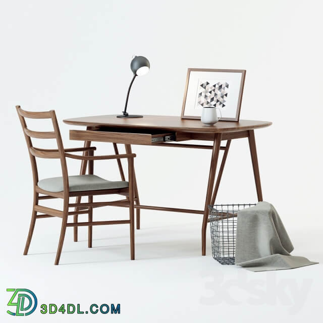Table Chair Scandinavian Designs workspace set