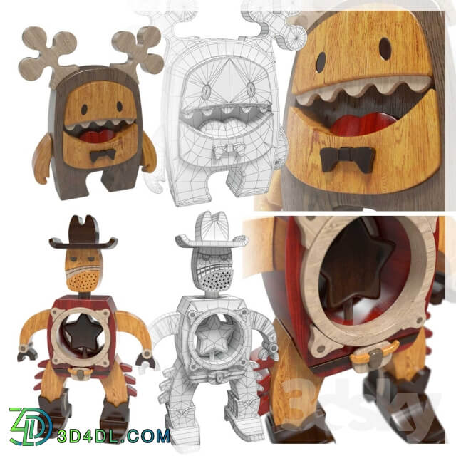 Toys made of wood