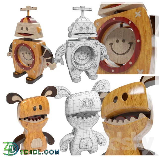 Toys made of wood