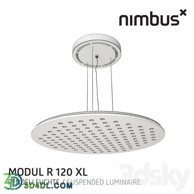 Nimbus Modul R 120 XL Pendant light 3D Models