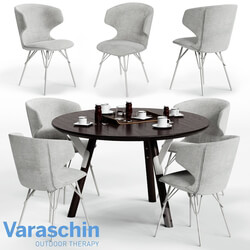 Table Chair Varaschin KLOE Chair and LINK Table 