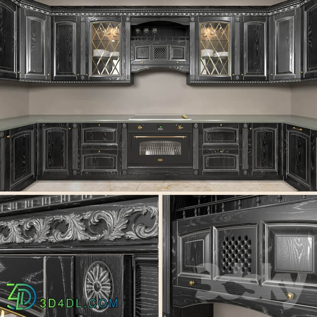 Kitchen Mr.Doors Interium Classics with massive facades