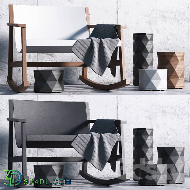 Living Divani SDRAIO Chair Set