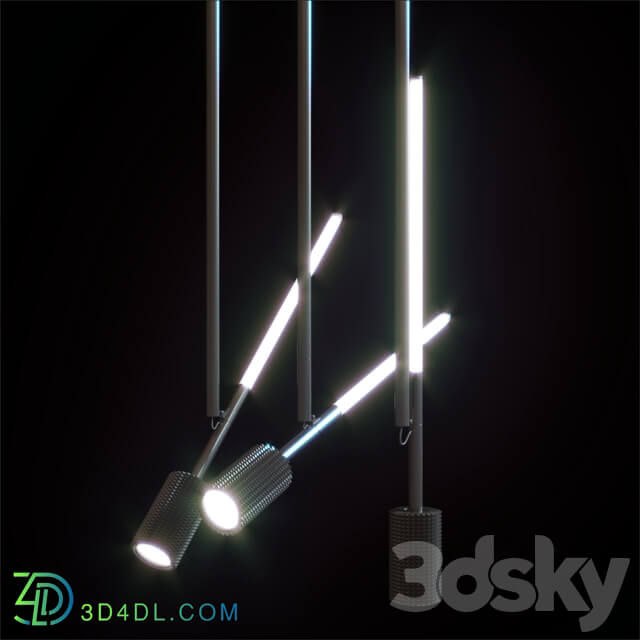 XY180 by OMA for Deltalight Pendant light 3D Models