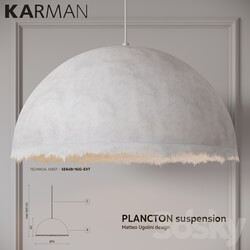 Karman Plancton Pendant light 3D Models 
