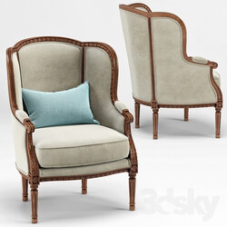 Louis XV Wing Chair 
