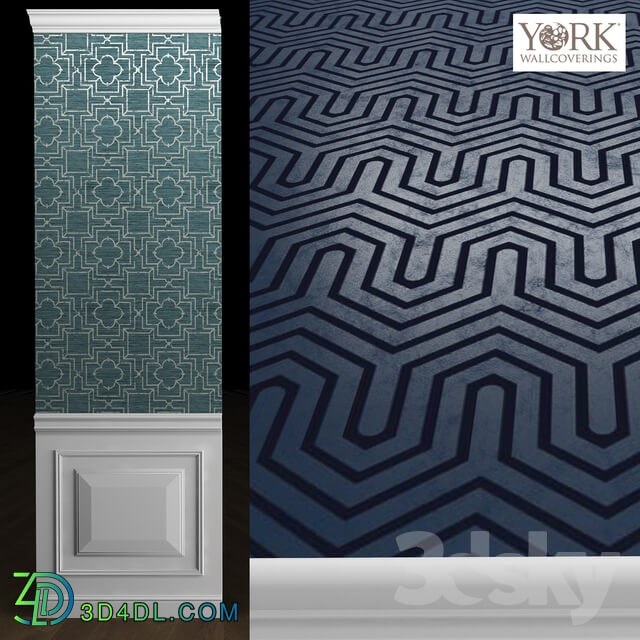 York Ashford Geometrics Wallpaper