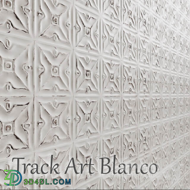 Tile Track Art Blanco