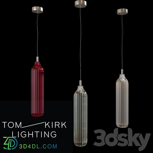 Flute Pendant by Tom Kirk Lighting Pendant light 3D Models