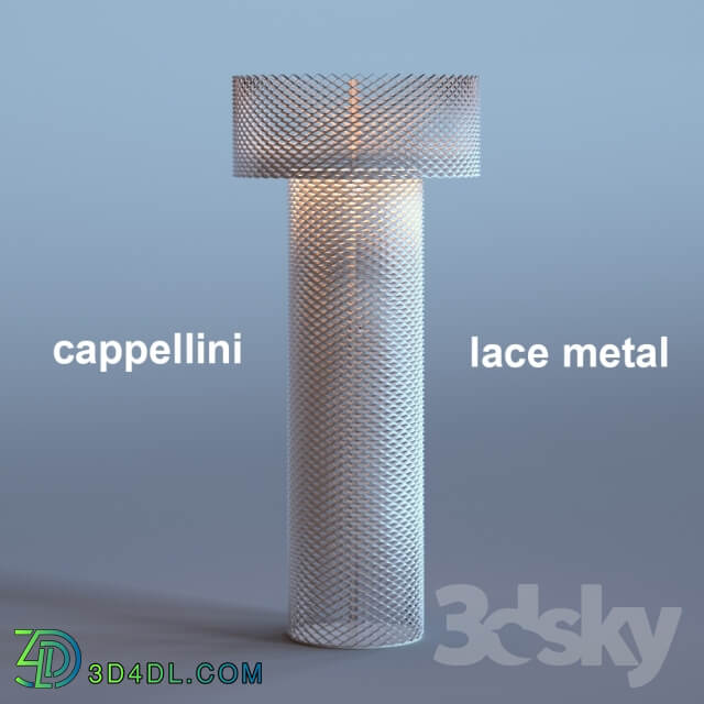 Cappellini Lace Metal Lamp