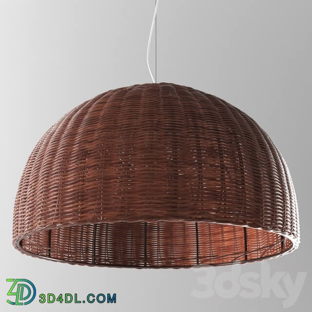 Chandelier wicker Odeon light buta Pendant light 3D Models