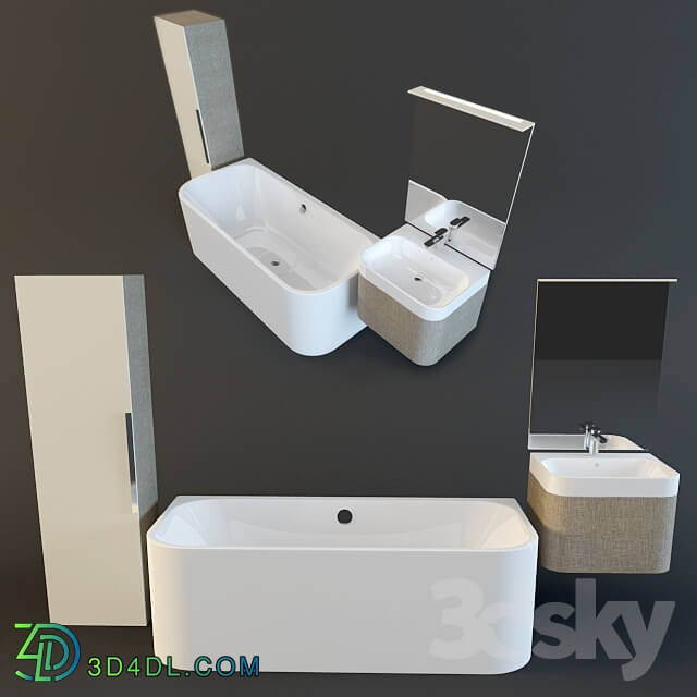 Set for bath Duravit Happy D2