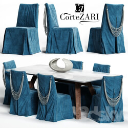 Table Chair Corte ZARI Chair and SOHO Table 
