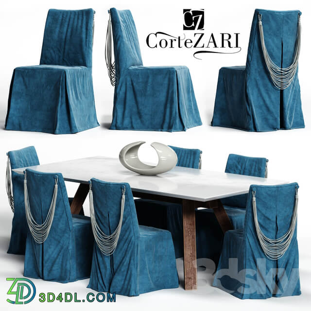 Table Chair Corte ZARI Chair and SOHO Table