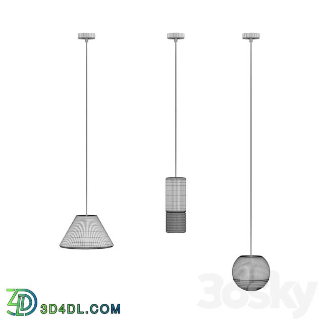 Tom Dixon Flask Pendant Oil Pendant light 3D Models