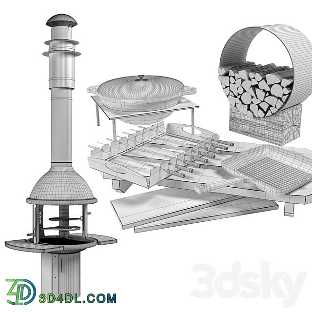 Tundra Grill BBQ 3D Models