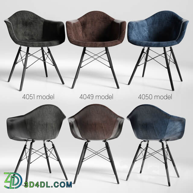 Leather chairs Loftdesigne model 4049 4050 4051