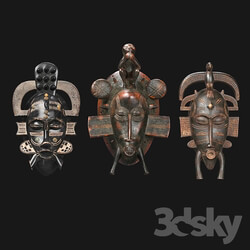 Other decorative objects African masks of Senoufo 