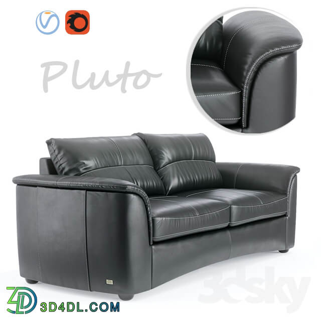 Leather Sofa Pluto