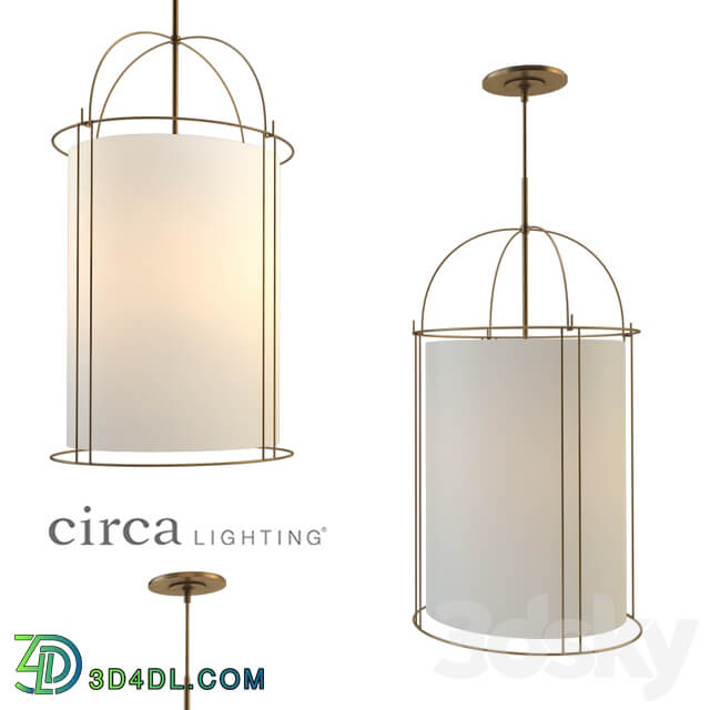 Capitol Narrow Lantern Pendant light 3D Models