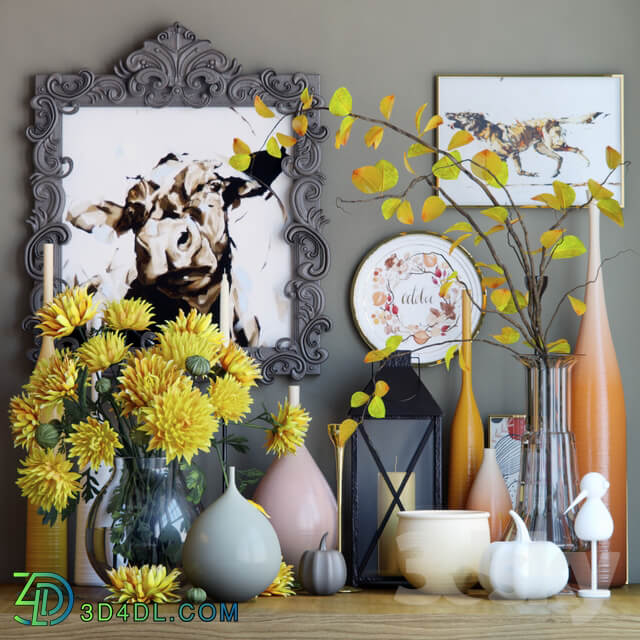 Autumn decorative set 4