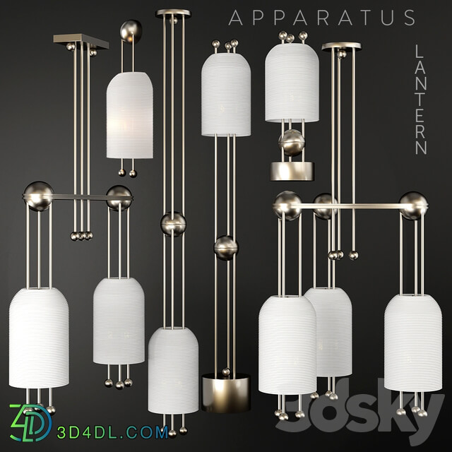 Apparatus Lantern Pendant light 3D Models