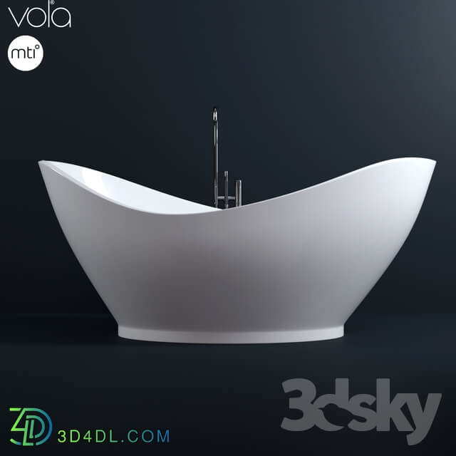 MTI Juliet Bathtub with Vola FS1 Tubfiller