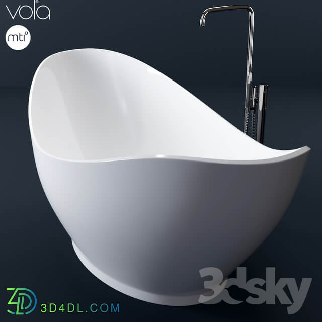 MTI Juliet Bathtub with Vola FS1 Tubfiller