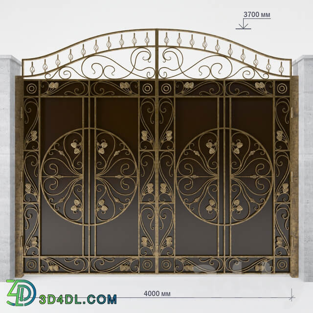 Gate 3D Models