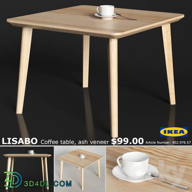 IKEA LISABO coffe table 70cm