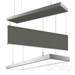 Other decorative objects Acoustic panels hanging elements lamps. 