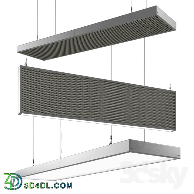 Other decorative objects Acoustic panels hanging elements lamps.