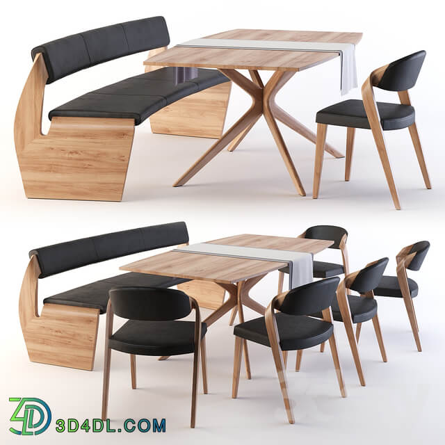 Table Chair Dining group Voglauer V Alpin