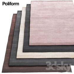 Plain gray poliform rugs 