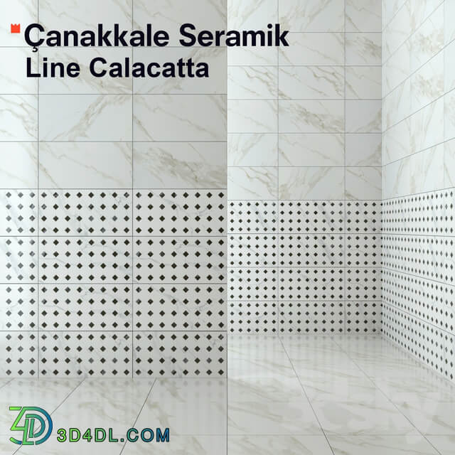 Tile Line Calacatta
