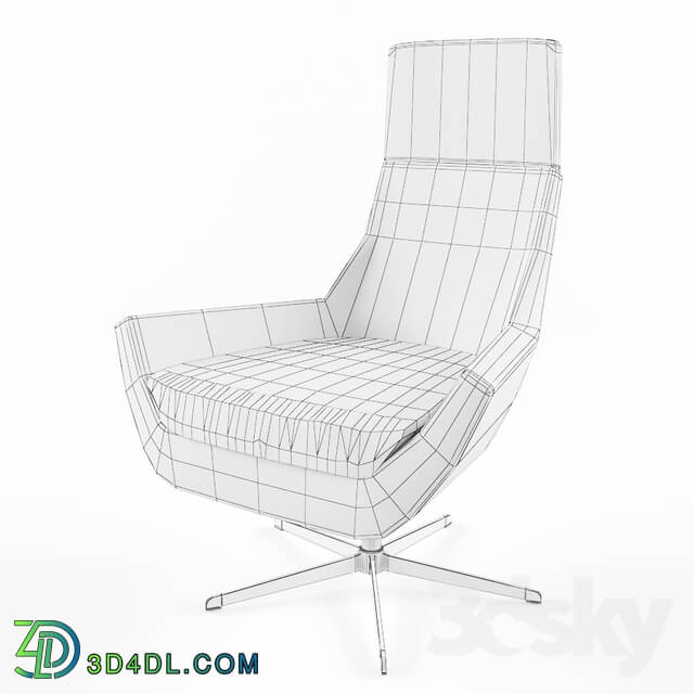 Swedese Happy Highback Swivel Chair