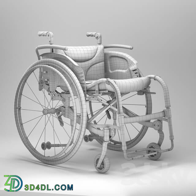 Invalid wheelchair. Wheelchair Ortonica S3000