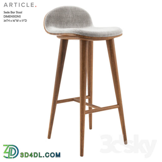 ARTICLE SEDE BARSTOOL AND COUNTER STOOL