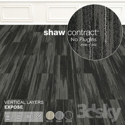 Shaw Carpet Vertical Layers Wall to Wall Floor No 1 