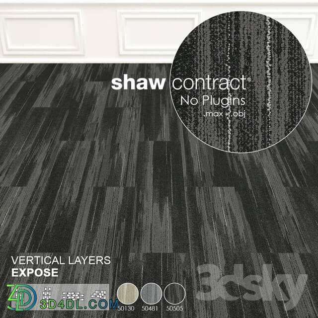 Shaw Carpet Vertical Layers Wall to Wall Floor No 1