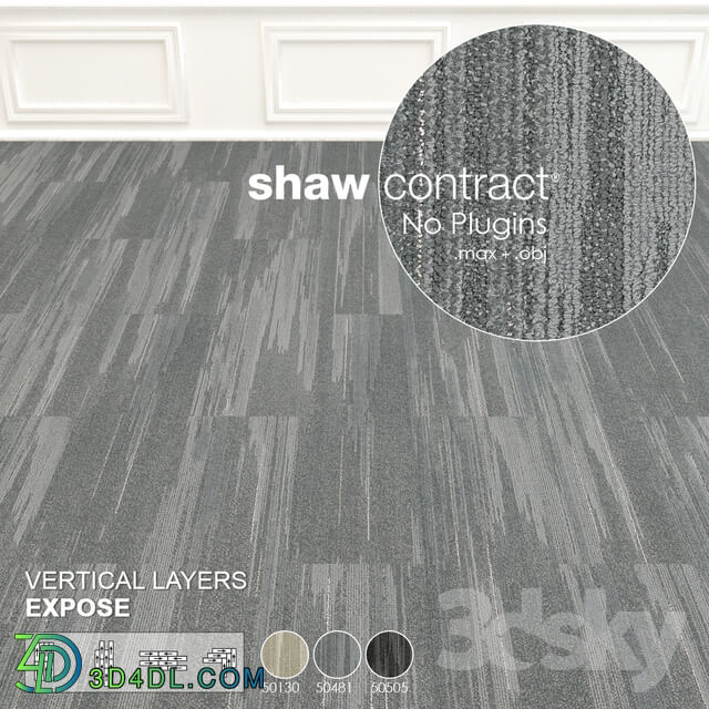 Shaw Carpet Vertical Layers Wall to Wall Floor No 1